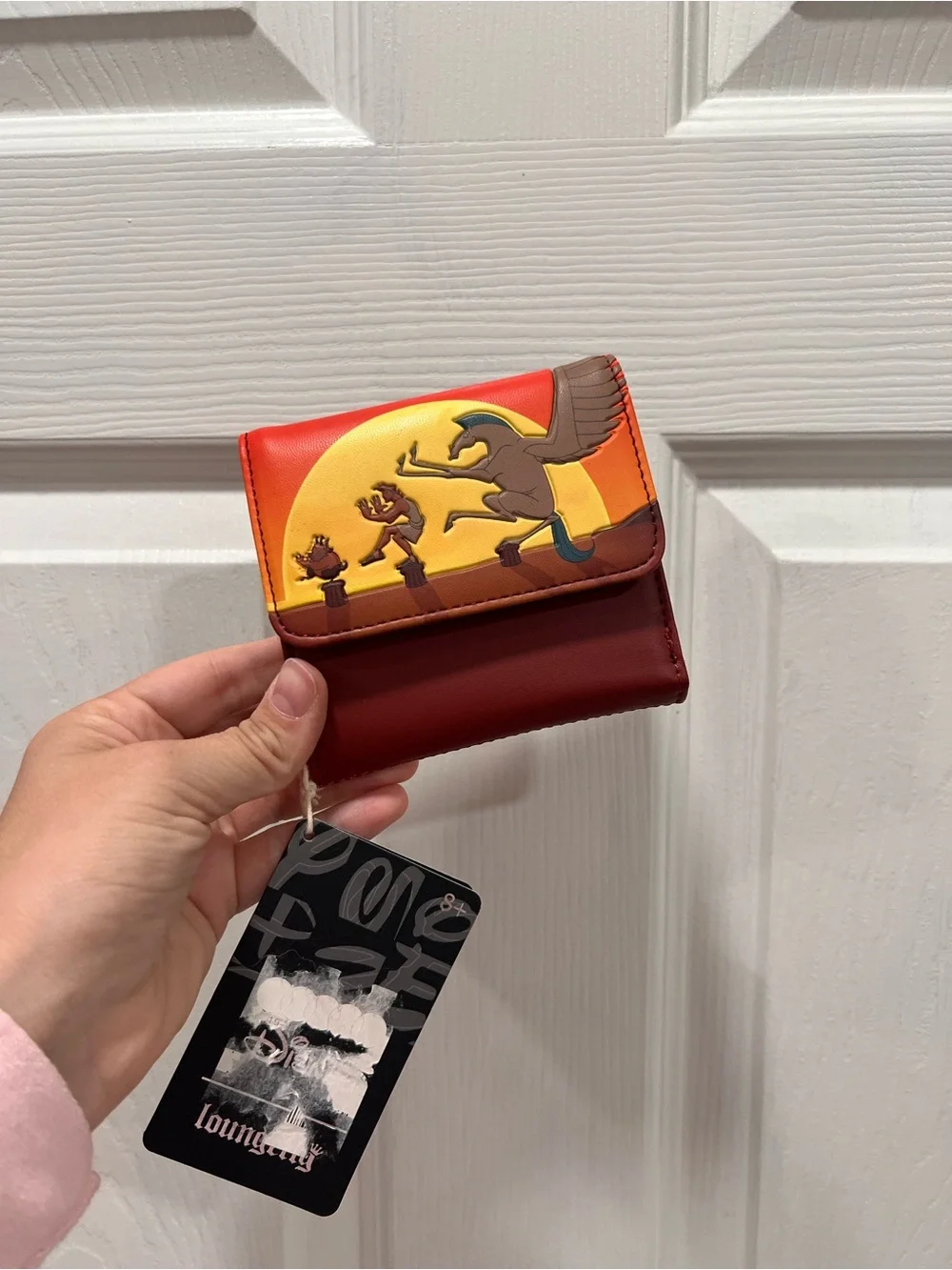 Loungefly Red and Yellow Pegasus Sunset Wallet